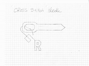 needle cross stitch pattern