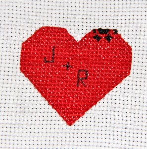 Cross Stitch Heart